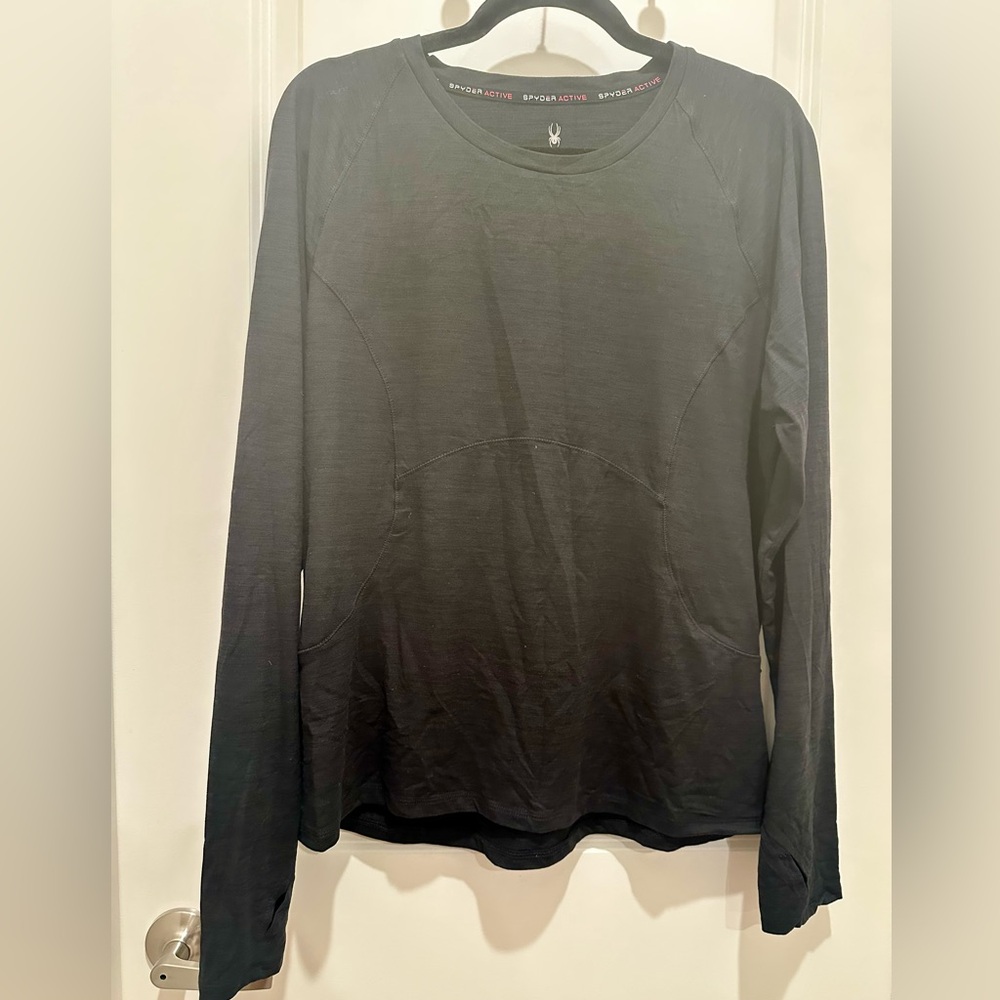 Spyder Black Long Sleeve Tee